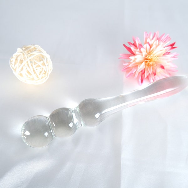 Crystal Butt Plug Personal Massage Glass Anal Beads Best Gift For Her