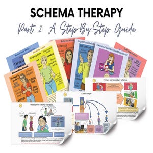 Schema Therapy, Therapy Worksheet Bundle, Psychology Resources, Inner ...