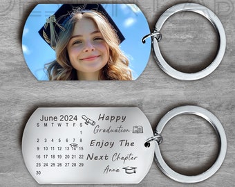 Personalized Graduation Keychain, Graduation Keyring, 2025 Graduation Keychain, Class of 2026 ,High school Grad Gift, Teacher Gift