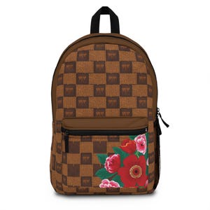 School Travel Every Day Backpack with elegant AI abstract print design. Modern, Adjustable straps, waterproof, light, strong long lasting.