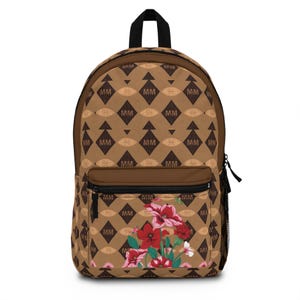 School Travel Every Day Backpack with elegant AI abstract print design. Modern, Adjustable straps, waterproof, light, strong long lasting.