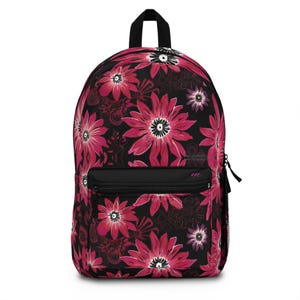 School Travel Vacation every day Backpack with elegant AI abstract print design. Modern, Adjustable straps, waterproof, light, long lasting.