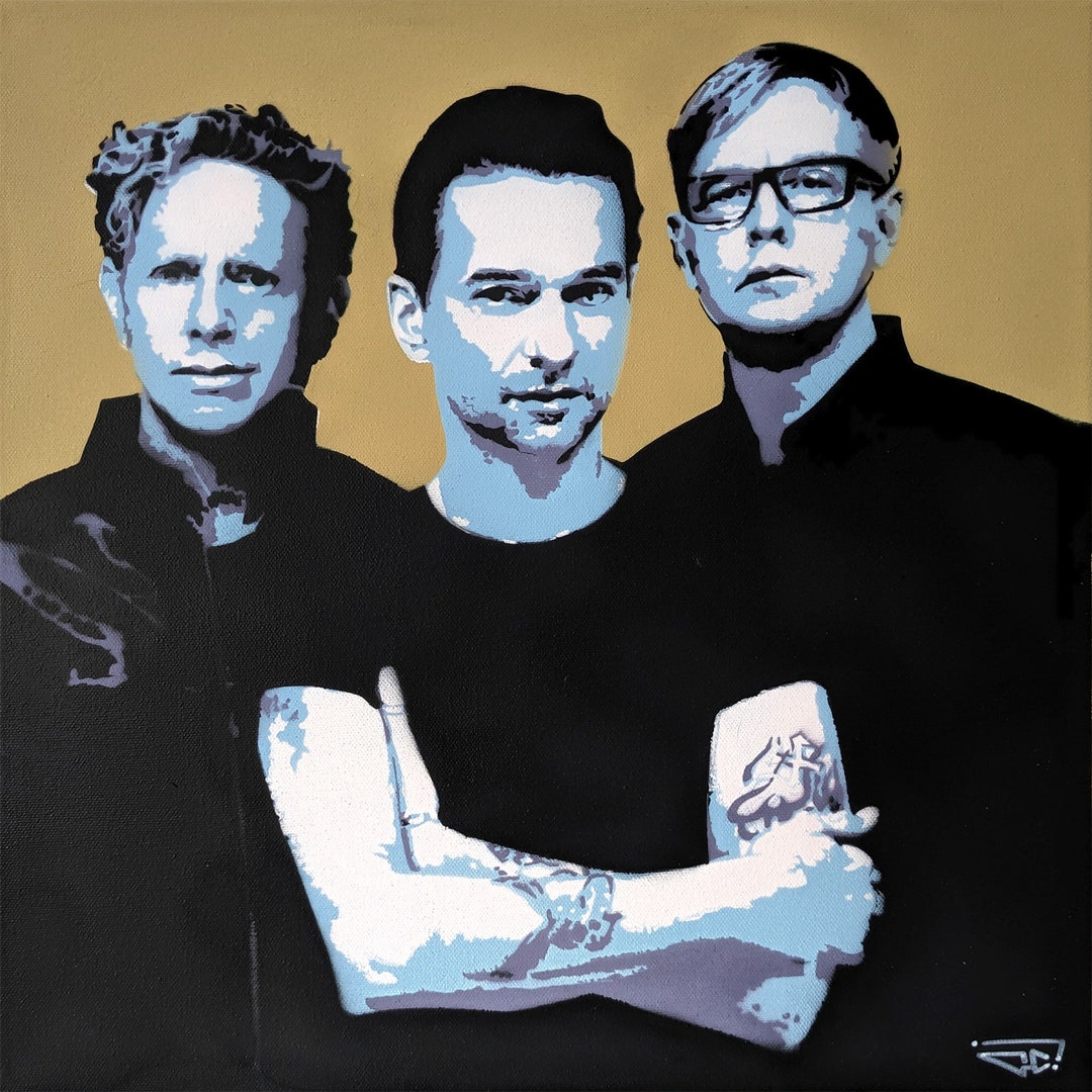 Depeche Mode Original Pop Art / Street Art Painting With - Etsy