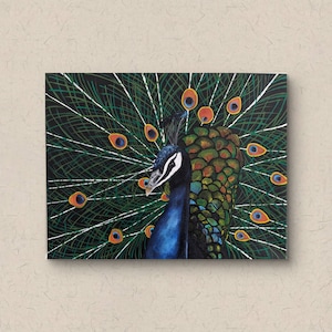 Peacock Canvas Painting