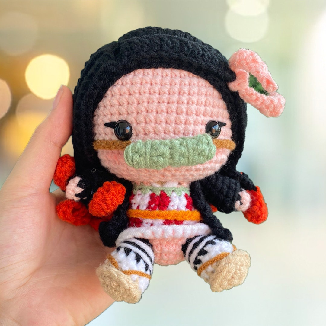 Pattern Nezuko Demon Slayer Digital Crochet Pattern Crochet - Etsy