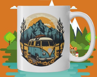 Mug camping-car Cadeau camping-car pour les amateurs de camping-car Idées cadeaux camping-car Cadeau camping-car Mug camping Accessoires camping-car Cadeaux camping-car