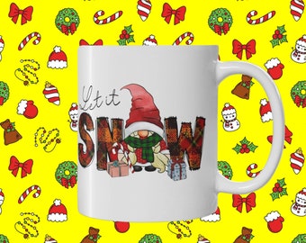 Christmas Mugs Traditional Christmas gift festive mug slogan mug Santa Gonk Elf gift idea ceramic mug Christmas coffee mug Christmas present