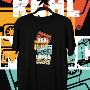 Camiseta de fita mista unissex retro camiseta dos anos 80 camisa retro dos anos 90 camiseta vintage da velha escola lista de reprodução genx camisa edição limitada