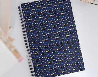 Soot Sprite Spiral notebook