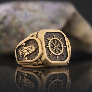 Dharma Wheel Buddha Ring, Dharmachakra Ring, Buddhist Spiritual Jewelry, Eightfold Path Ring, Symbol of Enlightenment, Buddhist Jewelry