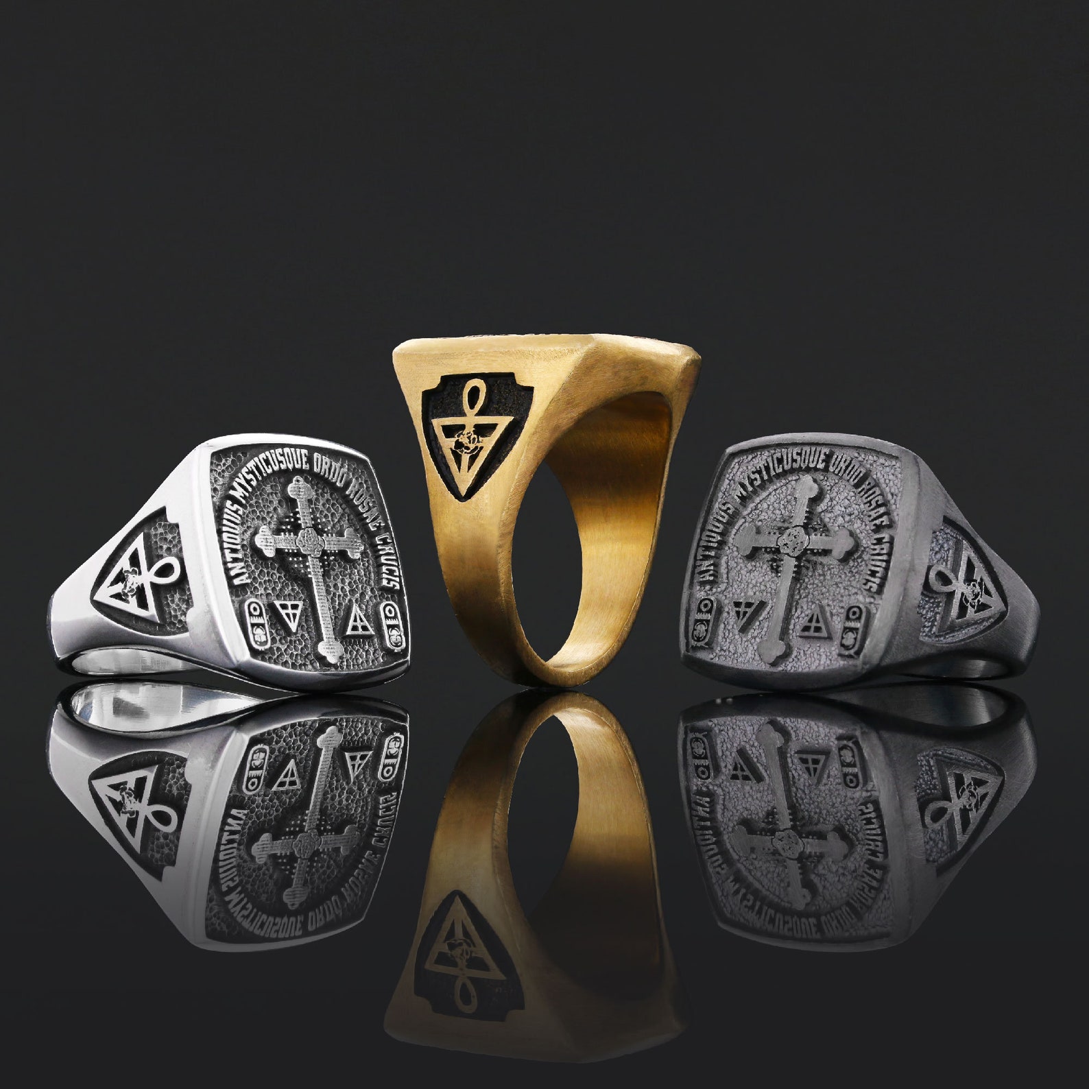 Amorc Membership Rings, Spiritual Symbol of Ancient and Mystical Order ...