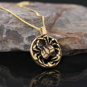 Cancer Zodiac  Necklace, Cancer Zodiac Gift, Cancer Jewelry, Astrology Jewelry, Zodiac Charm Necklace, Cancer Pendant Necklace