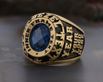 Personalized Army Ring, Custom Military Ring, Air Force Ring, Navy Guardiation Gift, Handmade Military Memorabilia Ring, Marine Corps Ring