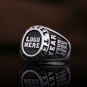 High School Ring, Class Ring, Personalized University Ring, Graduation University Ring, Customized High School Ring, College Class Ring