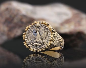 Patterned Scorpio Ring, Zodiac Ring for Men Ring, Scorpio Birth Date Ring, Zodiac Jewelry, Astrology Gift for Women, Gift for Her
