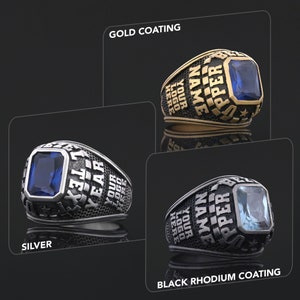 Air Force Ring, Navy Guardiation Gift, Custom Military Ring, Marine Corps Ring, Personalized Army Ring, Handmade Military Memorabilia Ring