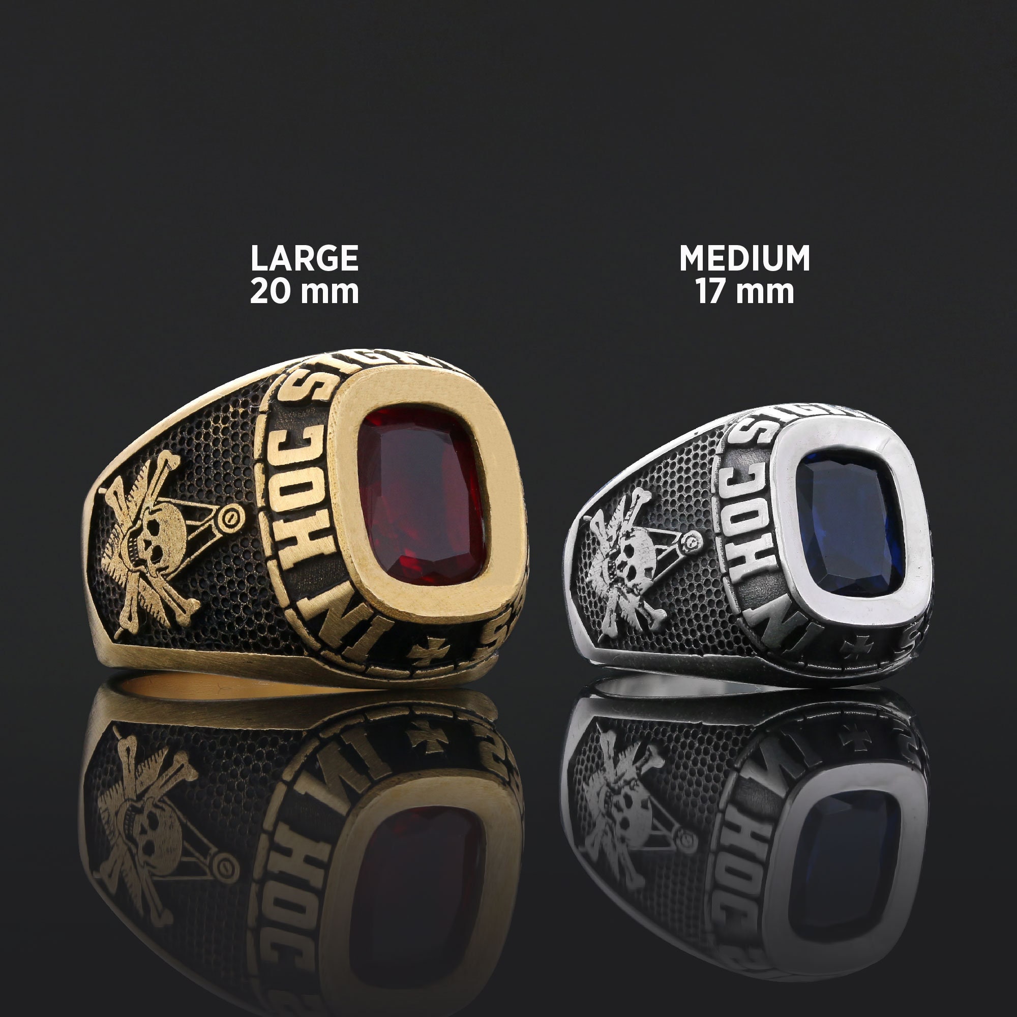 In Hoc Signo Vinces Masonic Ring, Freemason Signet Ring, in Hoc Signo ...