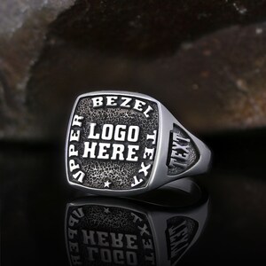 Graduation University Ring, Class Ring, Customized High School Ring, University Ring, Personalized University Ring, School Graduation Gift