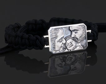 Personalized Photo Bracelet, Customizable Bracelet with Your Loved Ones Pictures, Handmade Photo Bracelet, Style Bracelet with Picture Charm