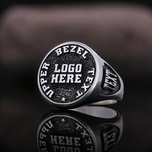 University Ring, Class Ring, Customized High School Ring, University Ring, Personalized University Ring, School Graduation Gift