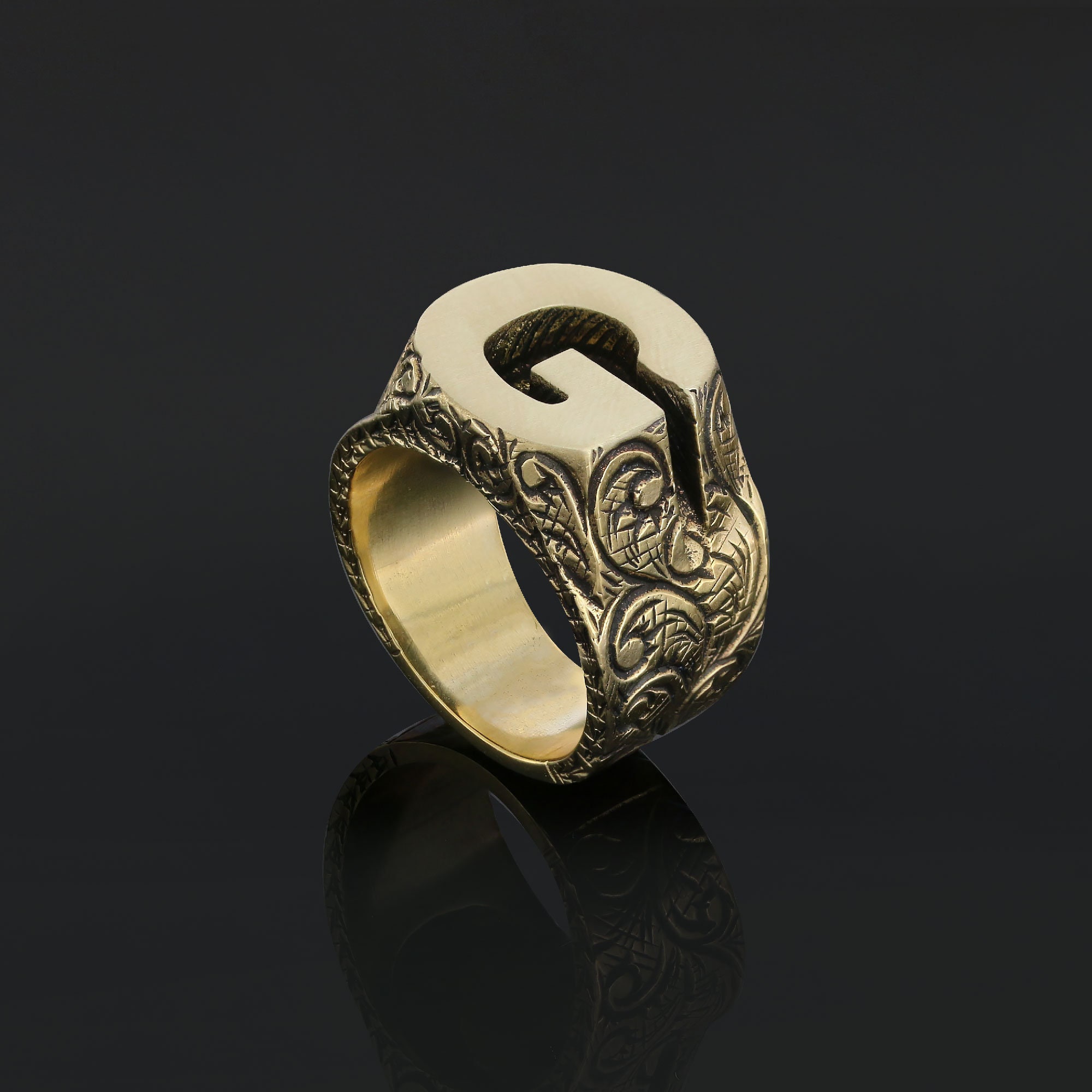 中古美品GARNI 20th Engrave College Ring - S 中古美品GARNI 20th Engrave College Ring - S - メルカリ