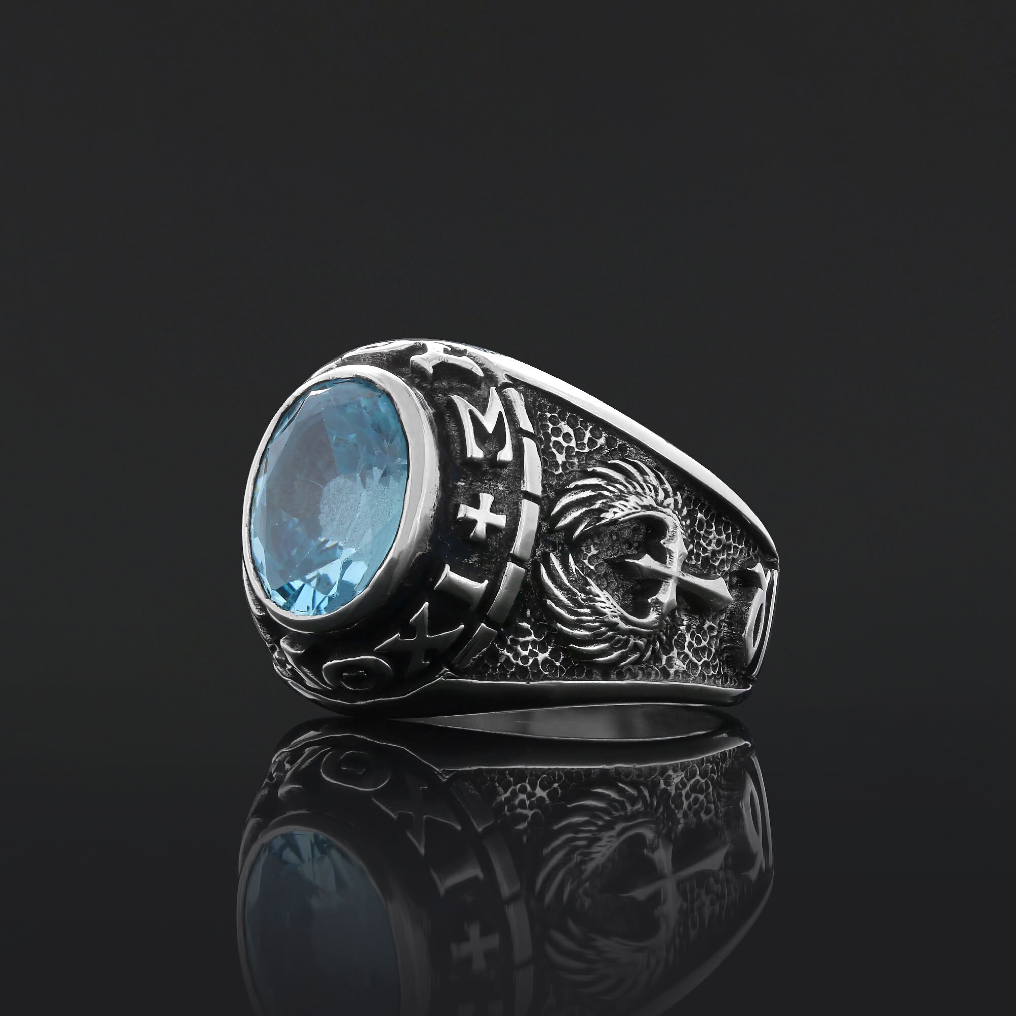 Christian Ring, Personalized Catholic Statement Ring, Ixoye Jewelry ...