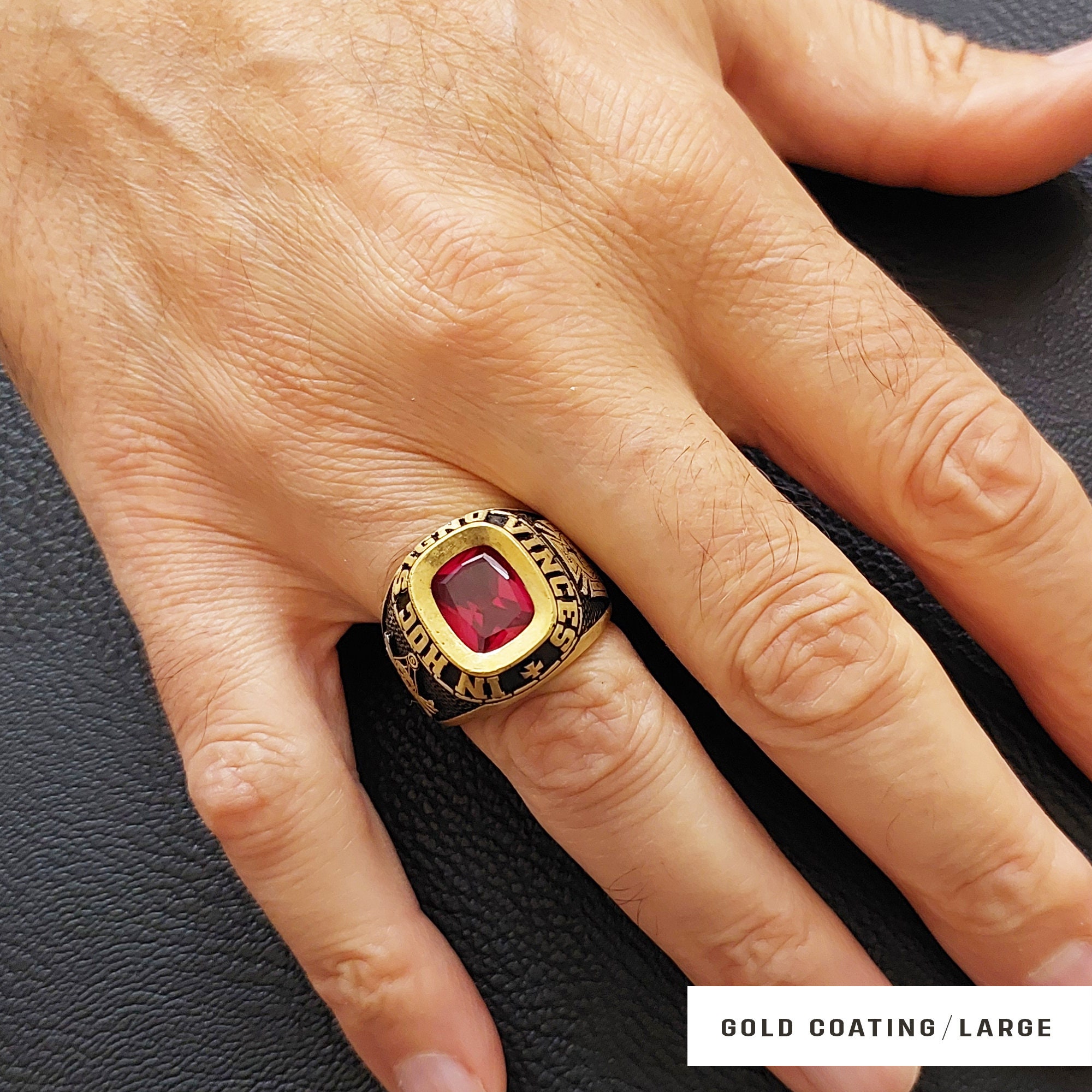 In Hoc Signo Vinces Masonic Ring, Freemason Signet Ring, in Hoc Signo ...