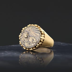 Leo Zodiac Ring, Leo Horoscope Ring, Leo Ring, Zodiac Ring for Men, Leo Star Sign Ring, Constellation Ring, Astrology Jewelry for Women