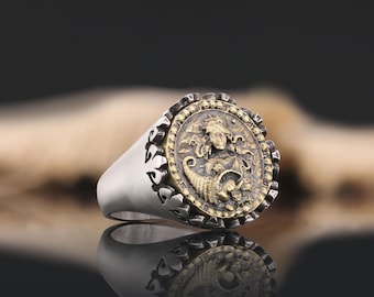 Virgo Zodiac Ring, Virgo Horoscope Ring, Virgo Sing Ring, Astrology Ring for Women, Virgo Gift for Men, Virgo Ring, Zodiac Sign Ring