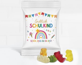 Gomitas de frutas originales HARIBO como recuerdo de fiesta para el inicio de clases / para el comienzo de clases