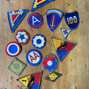 WW2 American colour patches