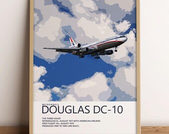 ユナイテッド航空マクドネル・ダグラスDC-10ポスター – フレンドシップ