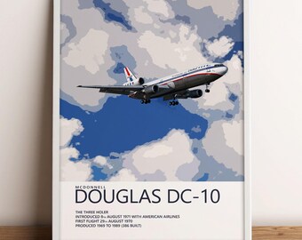 ユナイテッド航空マクドネル・ダグラスDC-10ポスター – フレンドシップ