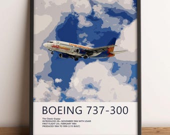 Jet2 Boeing 737 Print Jet2holidays, Arte de aviação, Impressões de arte de avião, Presente de piloto, Pôster de aviação, Decoração de companhia aérea