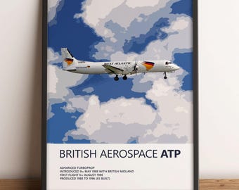 West Atlantic BAe ATP Poster