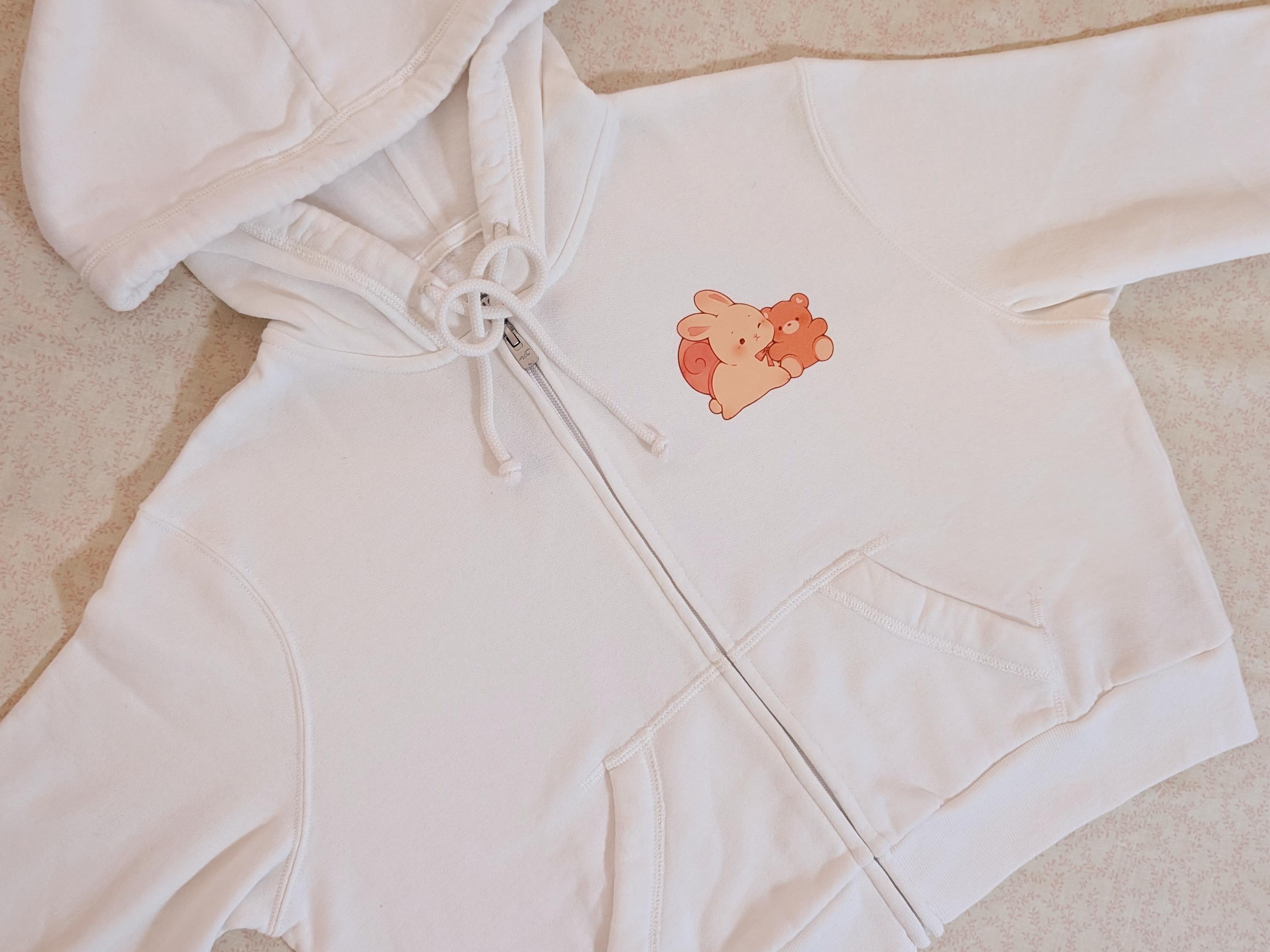 Bunny Zip Hoodie - Etsy