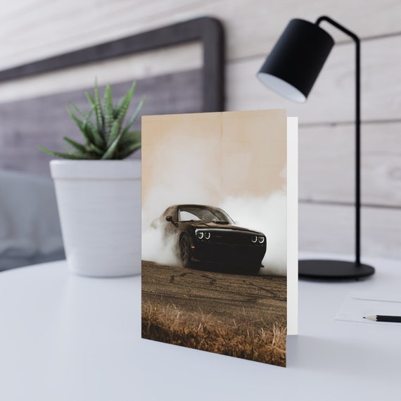 Dodge Challenger Hellcat Greeting Cards