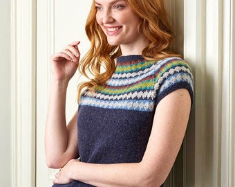 KNITTED Sweater Dress Pattern -  PDF Download only