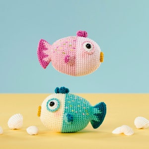 Pisces Fish Amigurumi Pattern - PDF Crochet Pattern Download