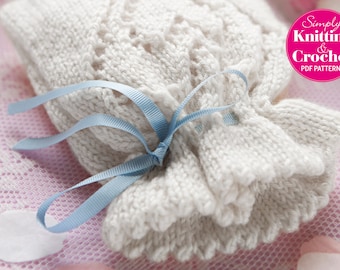 Knitted Pouch Pattern - PDF Pattern - Wedding Favour