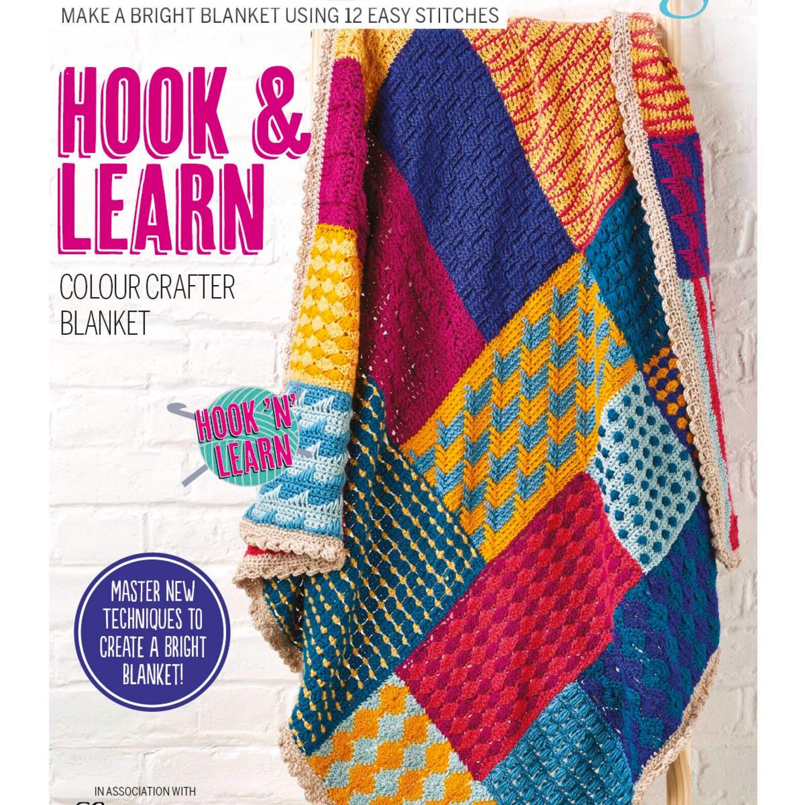 Crochet Stitch Sampler Blanket Pattern - Hook and Learn (PDF Download ...