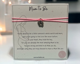 Mum To Be Bracelet,Mum To Be Gift,Mum To Be Wish Bracelet