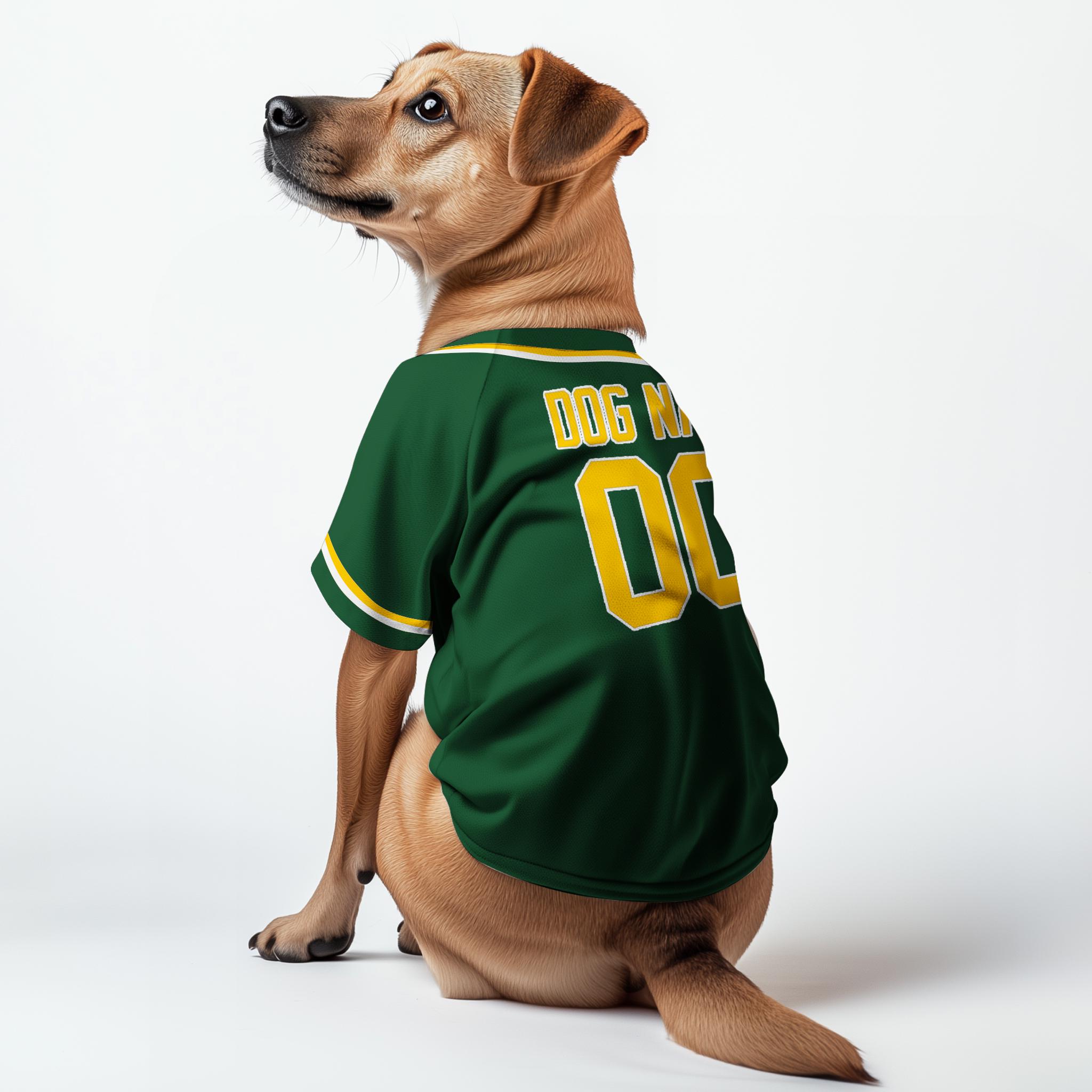 Custom Light Blue White-Gold Classic Style Dog Jersey