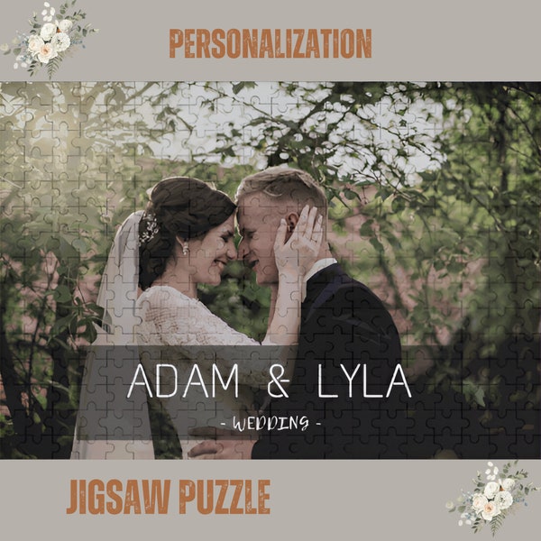 Puzzle Wedding Etsy