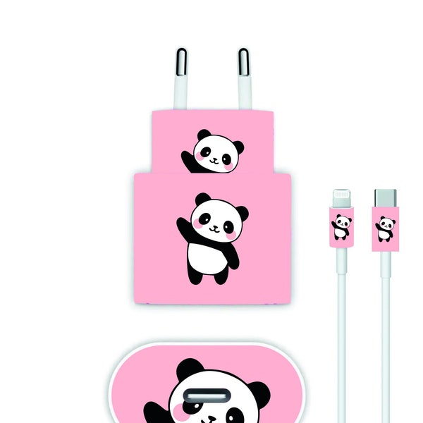 SWEETPANDA LADEKABELSTICKER für IPhone - Zum selbst kleben