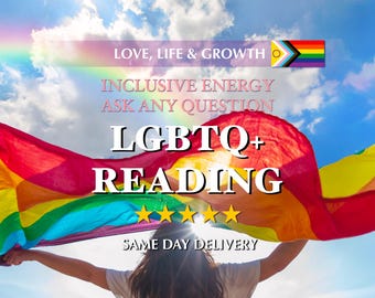 LGBTQ+ Tarot Reading Ask Any Question | Inclusive Gay Lesbian Bisexual Trans Queer Safe Space | Love, Life, Healing | Pride Season LGBTQIA