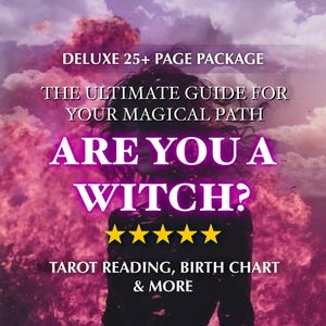 Am I a Witch? | Powerful Tarot and Astrology Reading Package for Witchcraft Awakening, Psychic Insight, Spiritual Path & Intuitive Gifts
