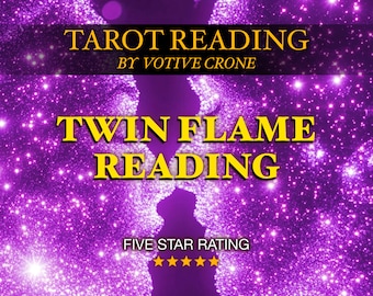 Twin Flame Tarot Reading: Psychic Soul Connection Guidance (24 Hour)