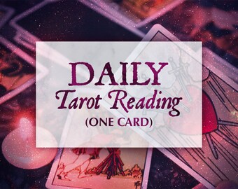 Daily Tarot Reading (One Card Pull) | Daily Reading | 24 Hour Reading | Tarot Advice | Psychic Reading | Spiritual Advice
