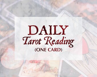 Dagelijkse tarotlezing (één kaarttrekking) | Dagelijks lezen | 24 uur lezen | Tarotadvies | Psychisch lezen | Spiritueel advies | Psychische boodschap